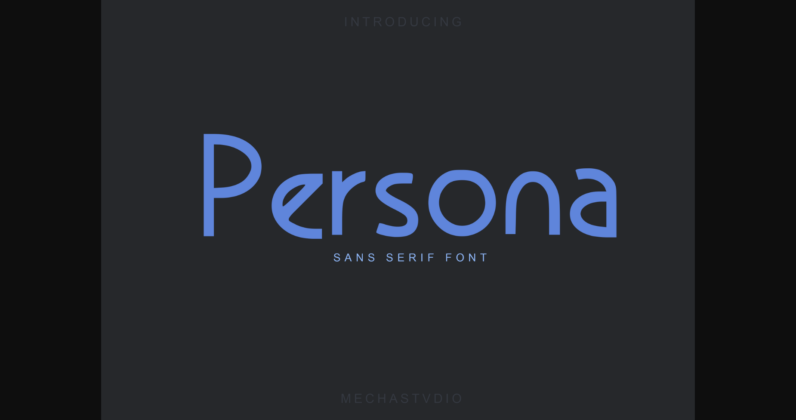 Persona Font Poster 3