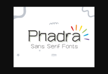 Phadra Font Poster 1