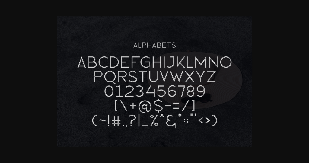 Phandove Font Poster 4