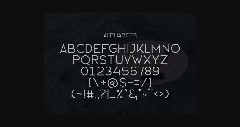 Phandove Font Poster 2