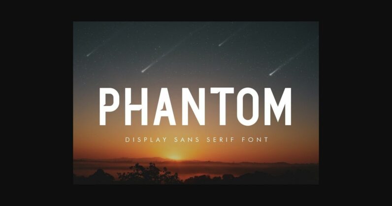 Phantom Font Poster 3
