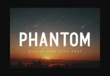 Phantom Font Phantom Font Poster 1
