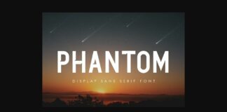 Phantom Font Poster 1