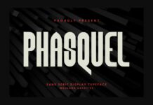 Phasquel Font Poster 1