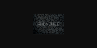 Phenchile Font Poster 1