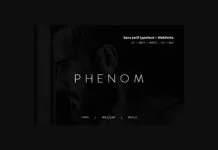 Phenom Font Phenom Font Poster 1