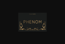 Phenom Regular Font Poster 1