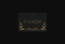 Phenom Thin Font Poster 1