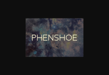 Phenshoe Font Poster 1