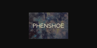 Phenshoe Font Poster 1