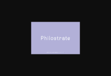 Philostrate Font Poster 1