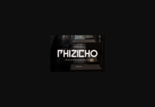 Phizicho Font Poster 1