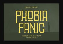 Phobia Panic Font Poster 1