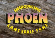 Phoen Font Poster 1