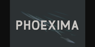 Phoexima Font Poster 1