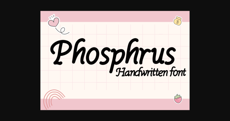 Phosphorus Font Poster 3