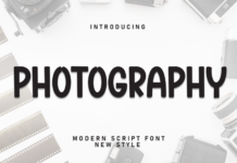 Photography Font Poster 1