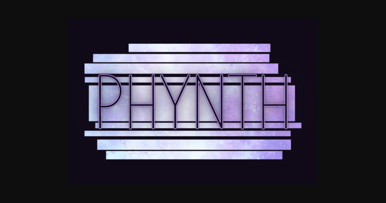 Phynth Font Poster 3