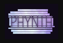 Phynth Font Poster 1