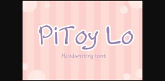 Pitoy Lo Font Poster 1