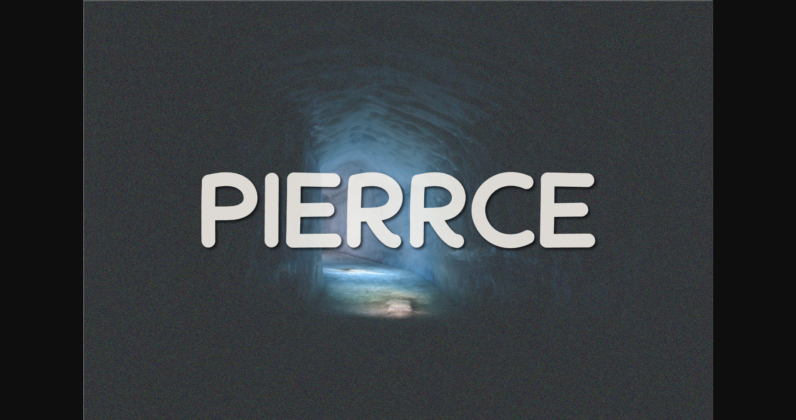 Pierrce Font Poster 3