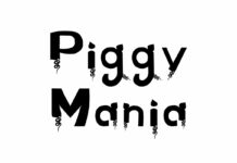 Piggy Mania Font Poster 1