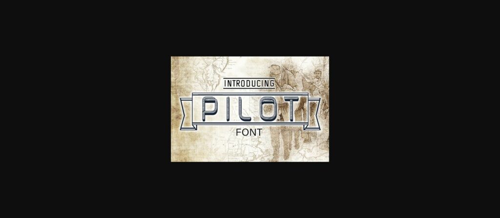 Pilot Font Poster 3