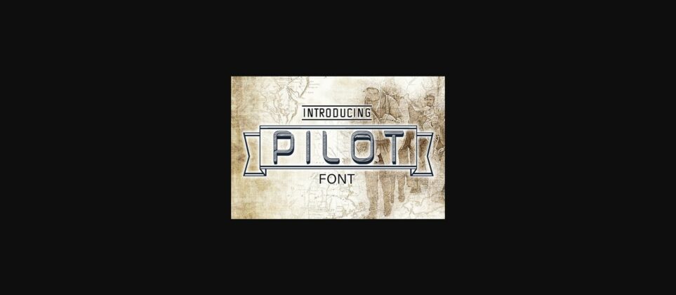 Pilot Font Poster 3