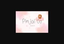 Pimjai Oo Font Poster 1