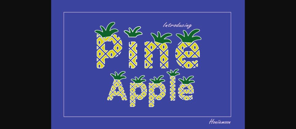 Pine Apple Font Poster 3