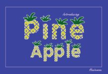 Pine Apple Font Poster 1