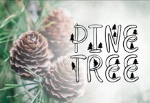 Pinetree Font Poster 1