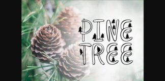 Pinetree Font Poster 1