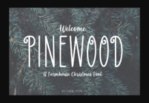 Pinewood Font Poster 1