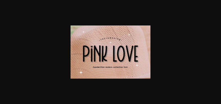 Pink Love Font Poster 3