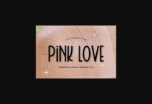Pink Love Font Poster 1