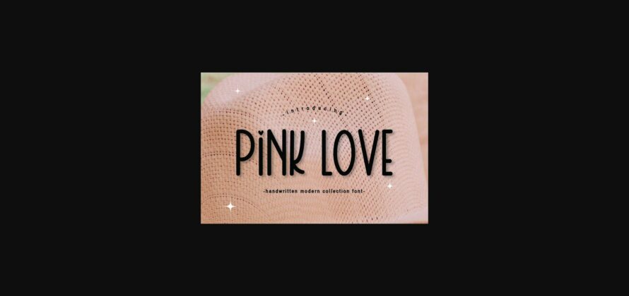 Pink Love Font Poster 1