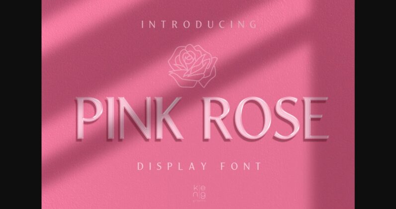 Pink Rose Poster 3