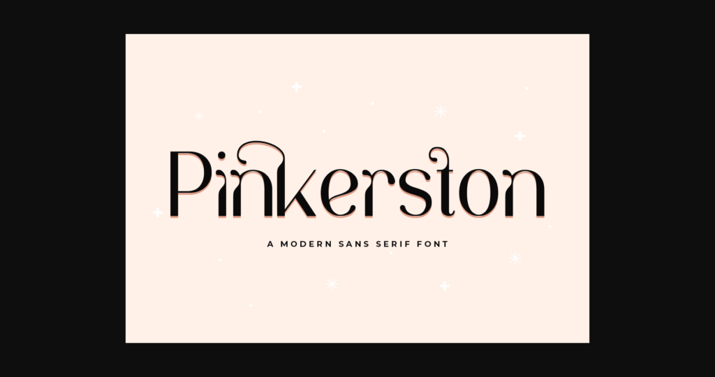 Pinkerston Font Poster 3