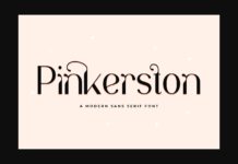 Pinkerston Font Poster 1