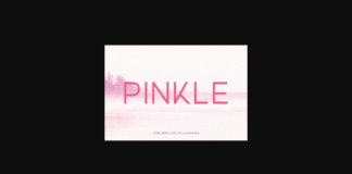 Pinkle Font Poster 1