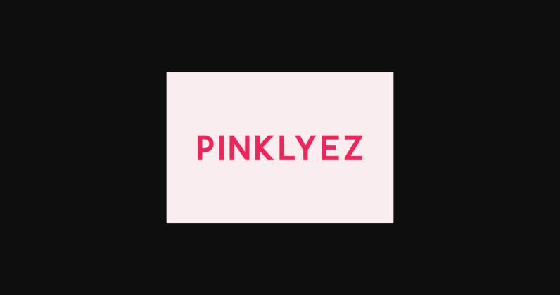 Pinklyez Font Poster 3