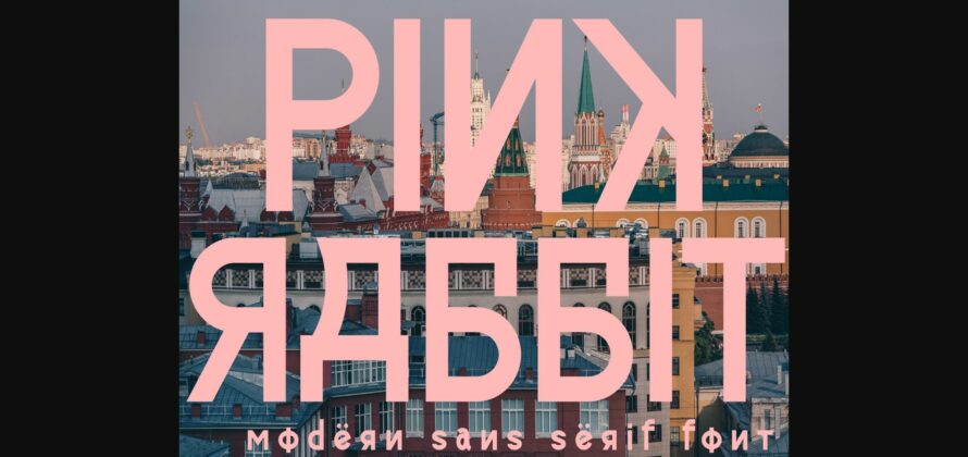 Pinkrabbit Font Poster 3