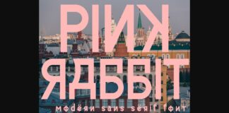 Pinkrabbit Font Poster 1