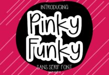 Pinky Funky Font Poster 1