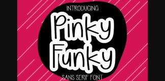 Pinky Funky Font Poster 1