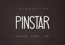 Pinstar Font Poster 1