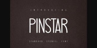 Pinstar Font Poster 1