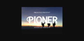 Pioner Font Poster 1