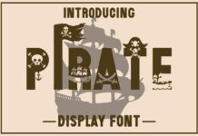 Pirate Font Poster 1